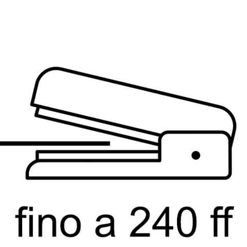 Cucitrice alti spessori Turikan HD23 S24 nero a punto chiuso mm. 300x90x230